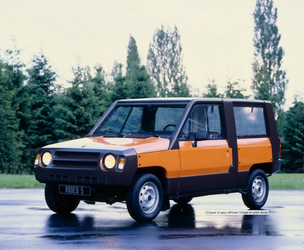 RENAULT RODEO - anti-Méhari.