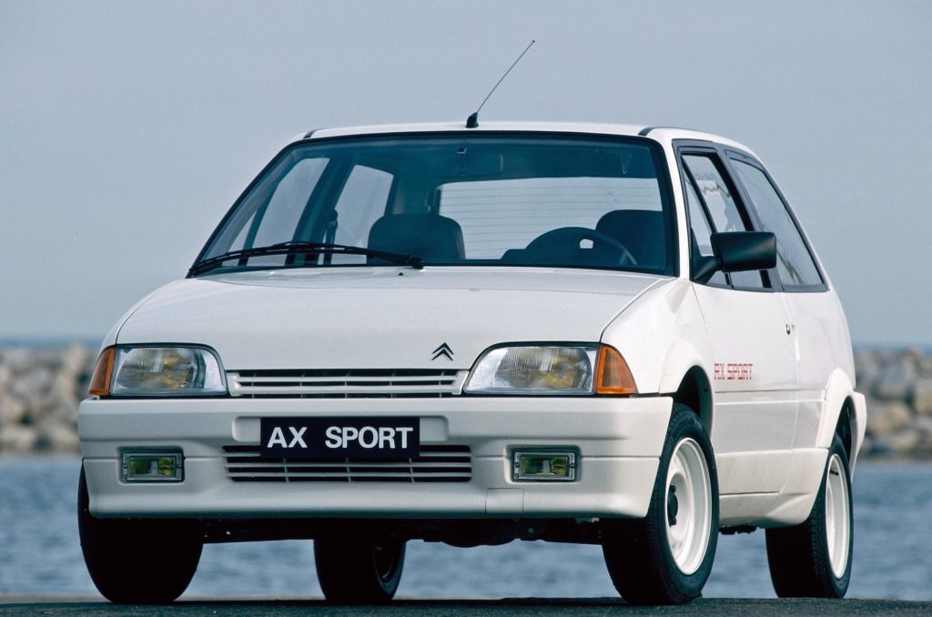 CITROËN AX SPORT - Bombinette chevronnée.