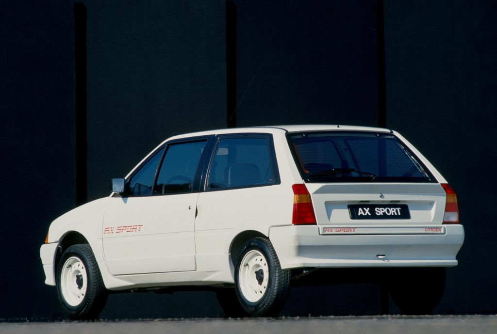 CITROËN AX SPORT - Bombinette chevronnée.