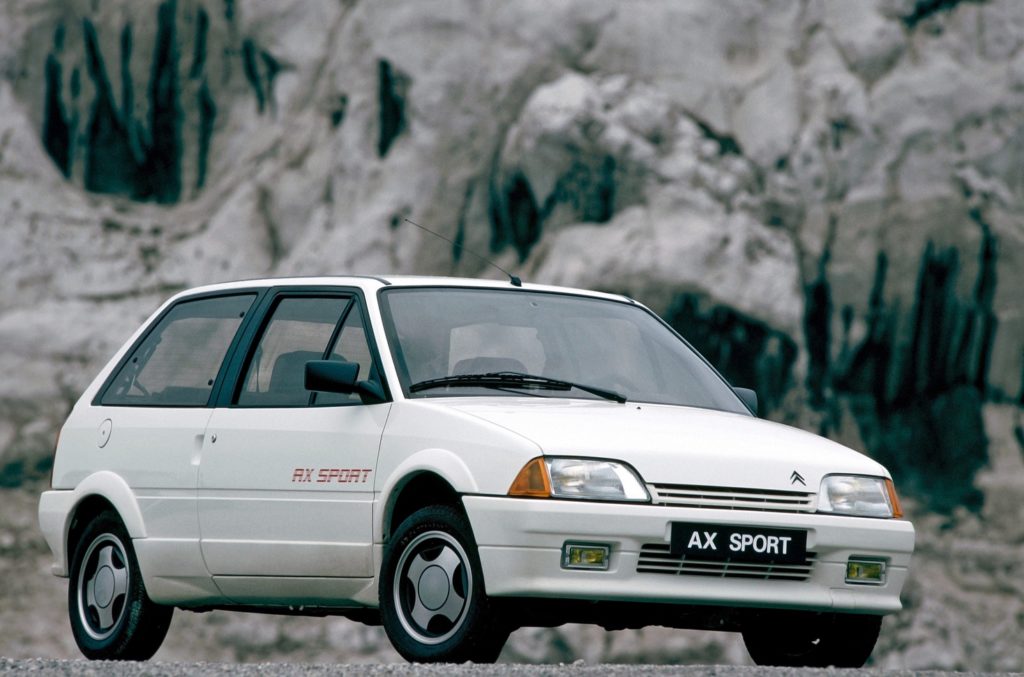 CITROËN AX SPORT - Bombinette chevronnée.