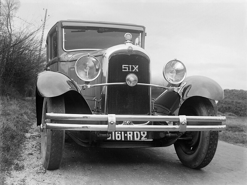 CITROËN C6 (1928 – 1932) - Le premier six cylindres des chevrons.