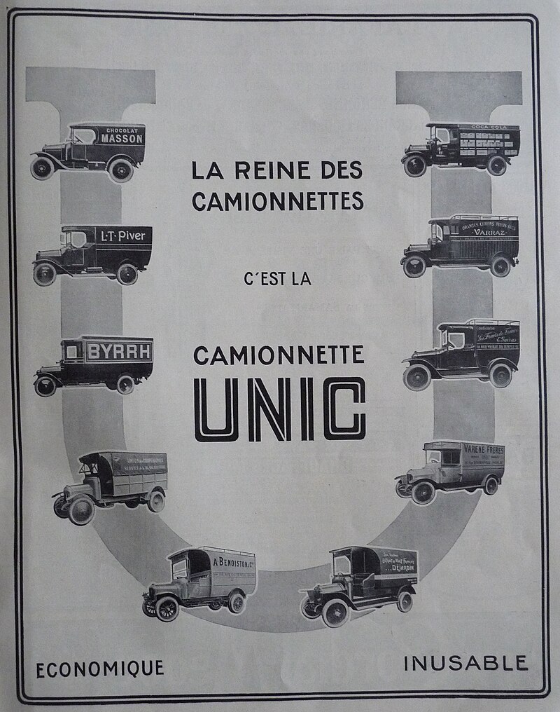 UNIC - Précuseur... sans en avoir l'air.